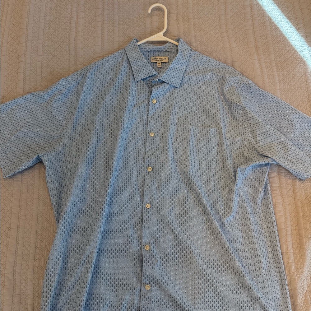 Peter Millar Summer Comfort Short Sleeve Button Down